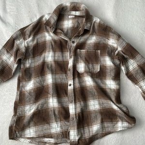 Garage brown flannel.